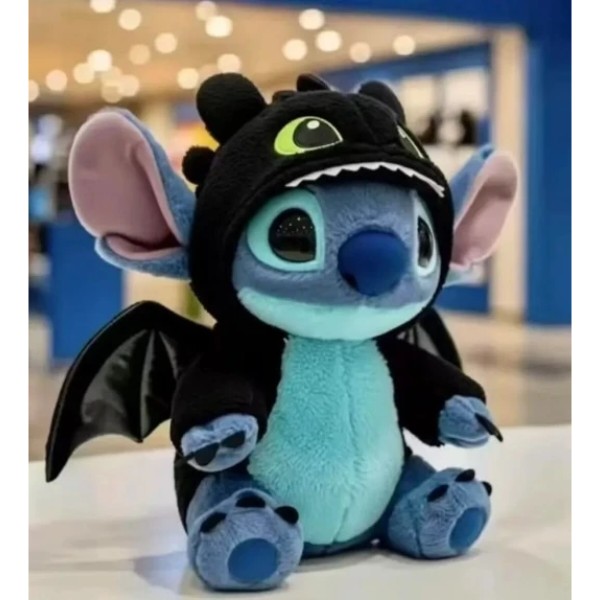 Фото - Мягкая игрушка STITCH Стич в костюме Беззубика 35 см (6928270764504)